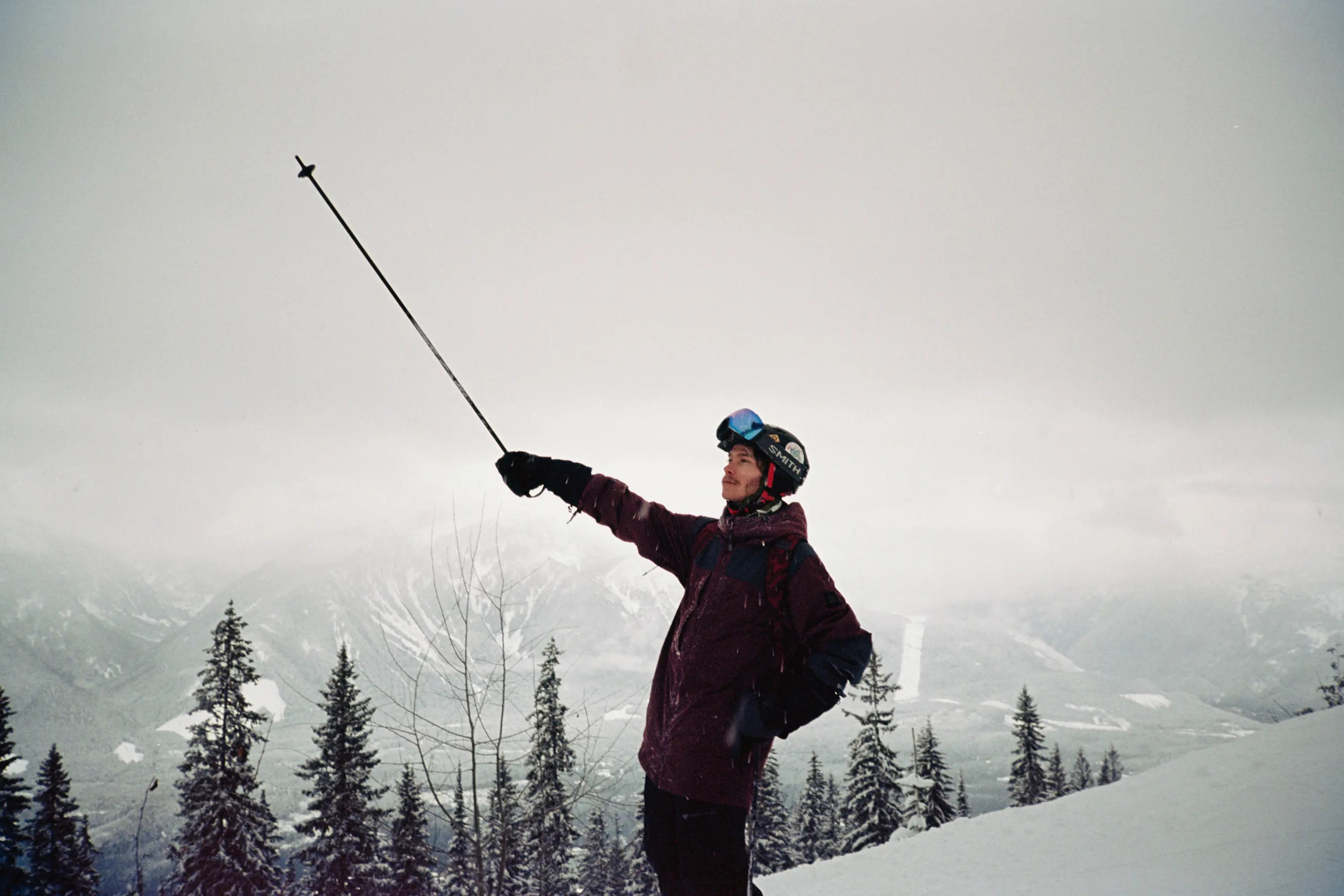 Max with a view of Revelstoke