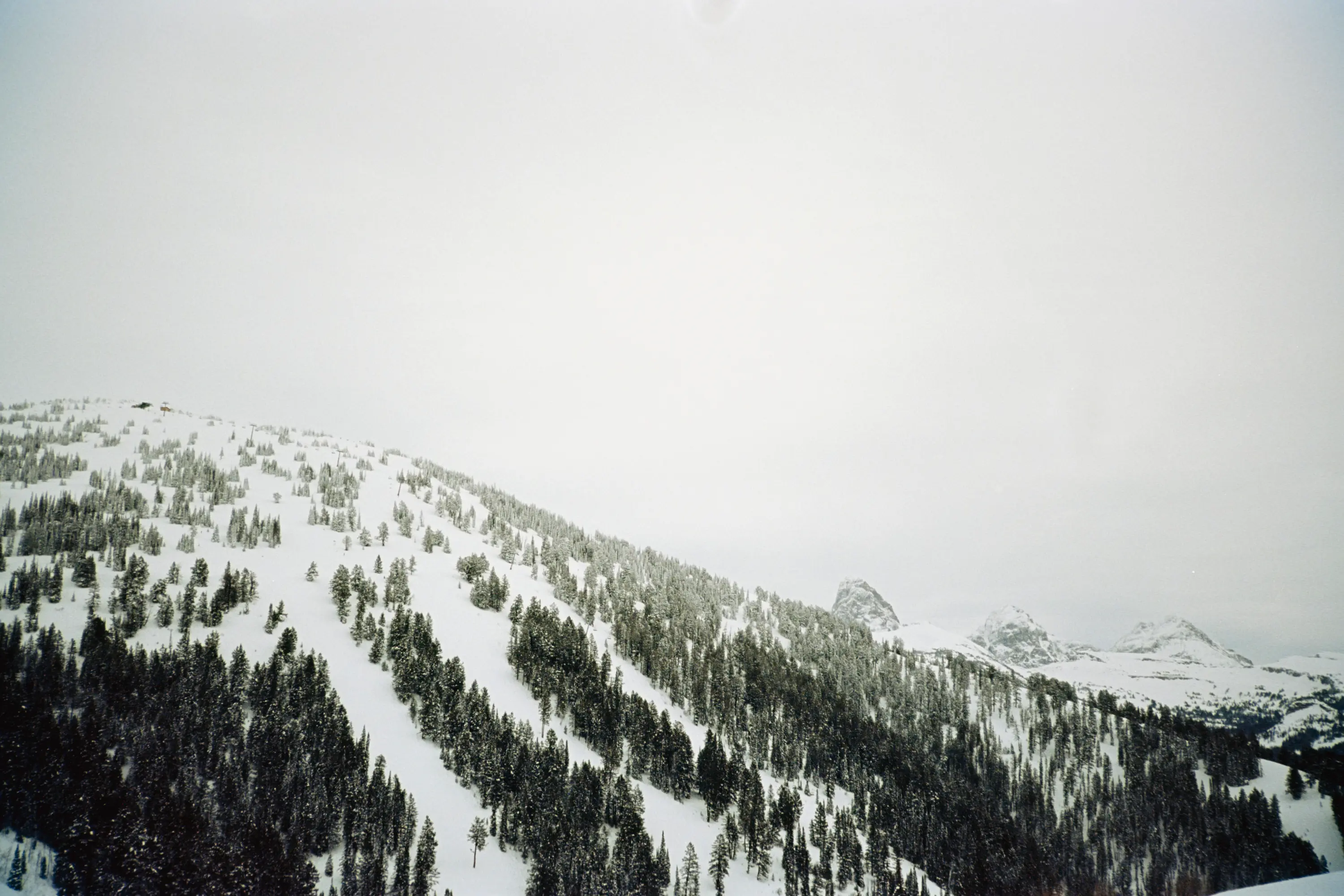 Another view of the Tetons behind Grand Targhee