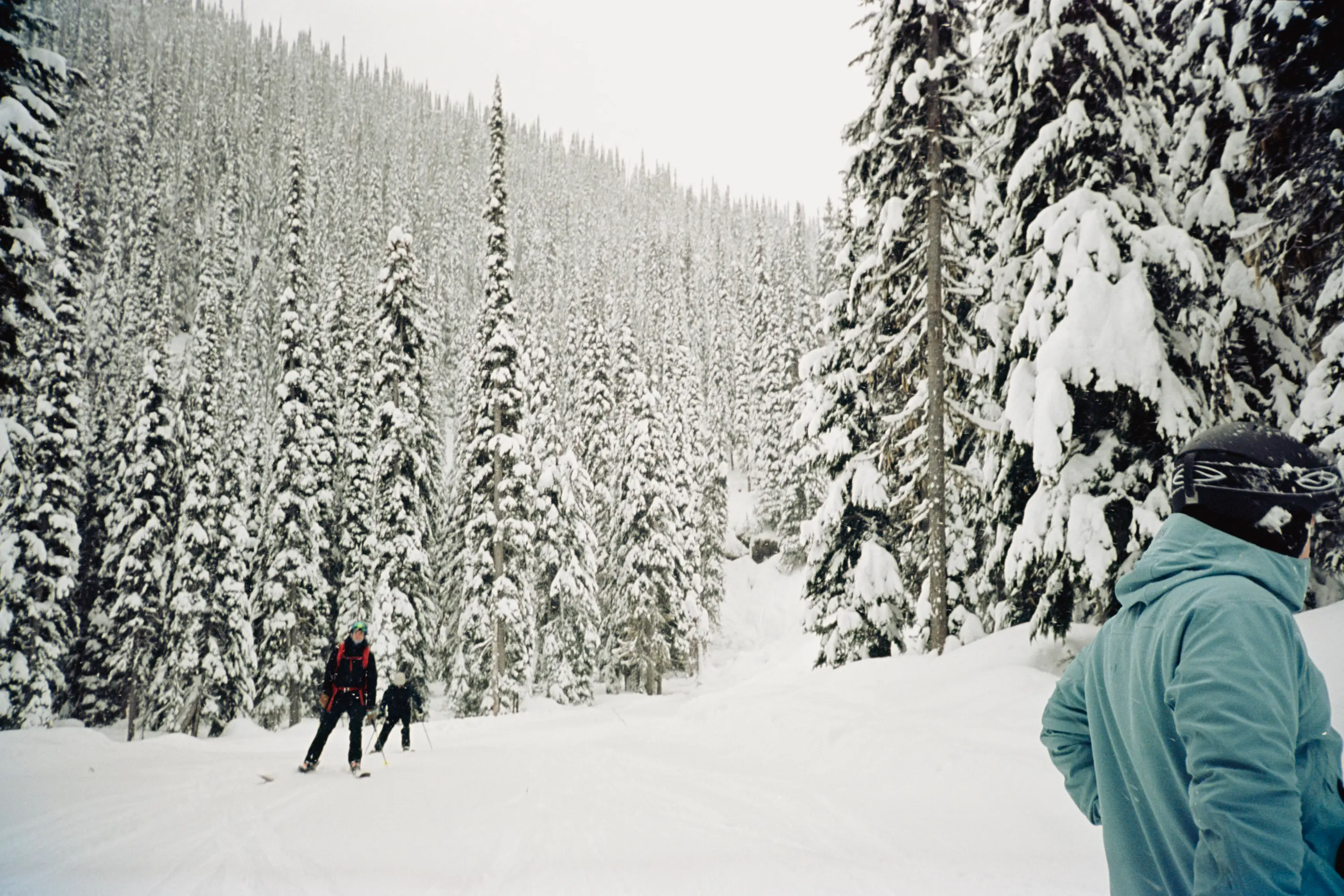 My friends at the end of a North Bowl run