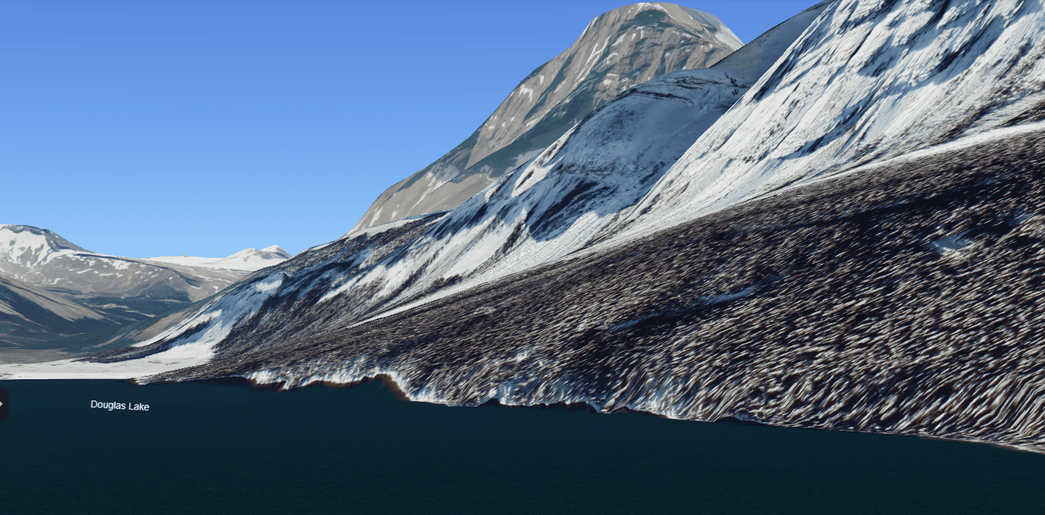 Douglas Lake on Google Earth