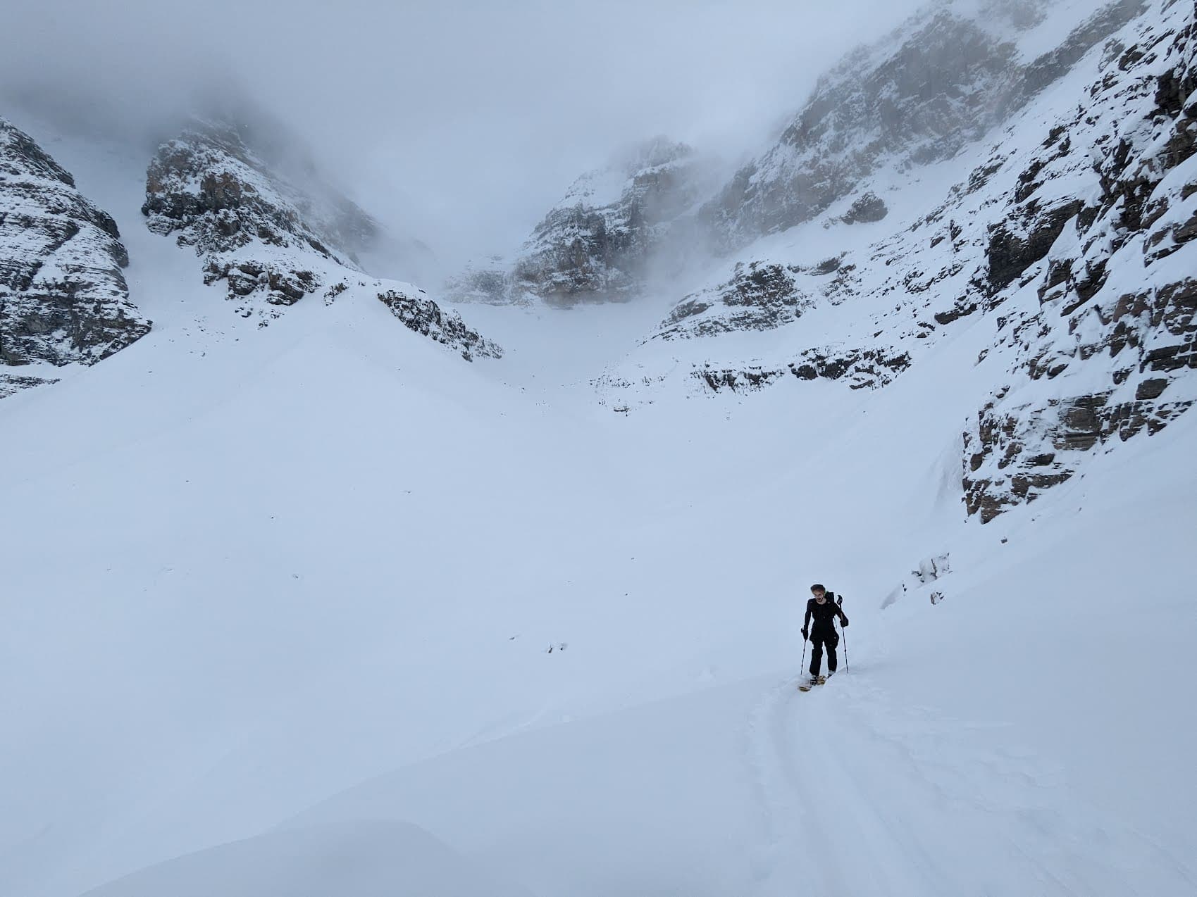 Final kick turns to the top of Surprise Pass